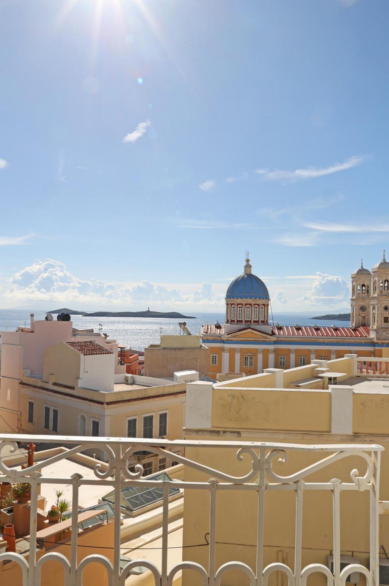 San Nikolas View Guest House Ερμούπολη Εξωτερικό φωτογραφία