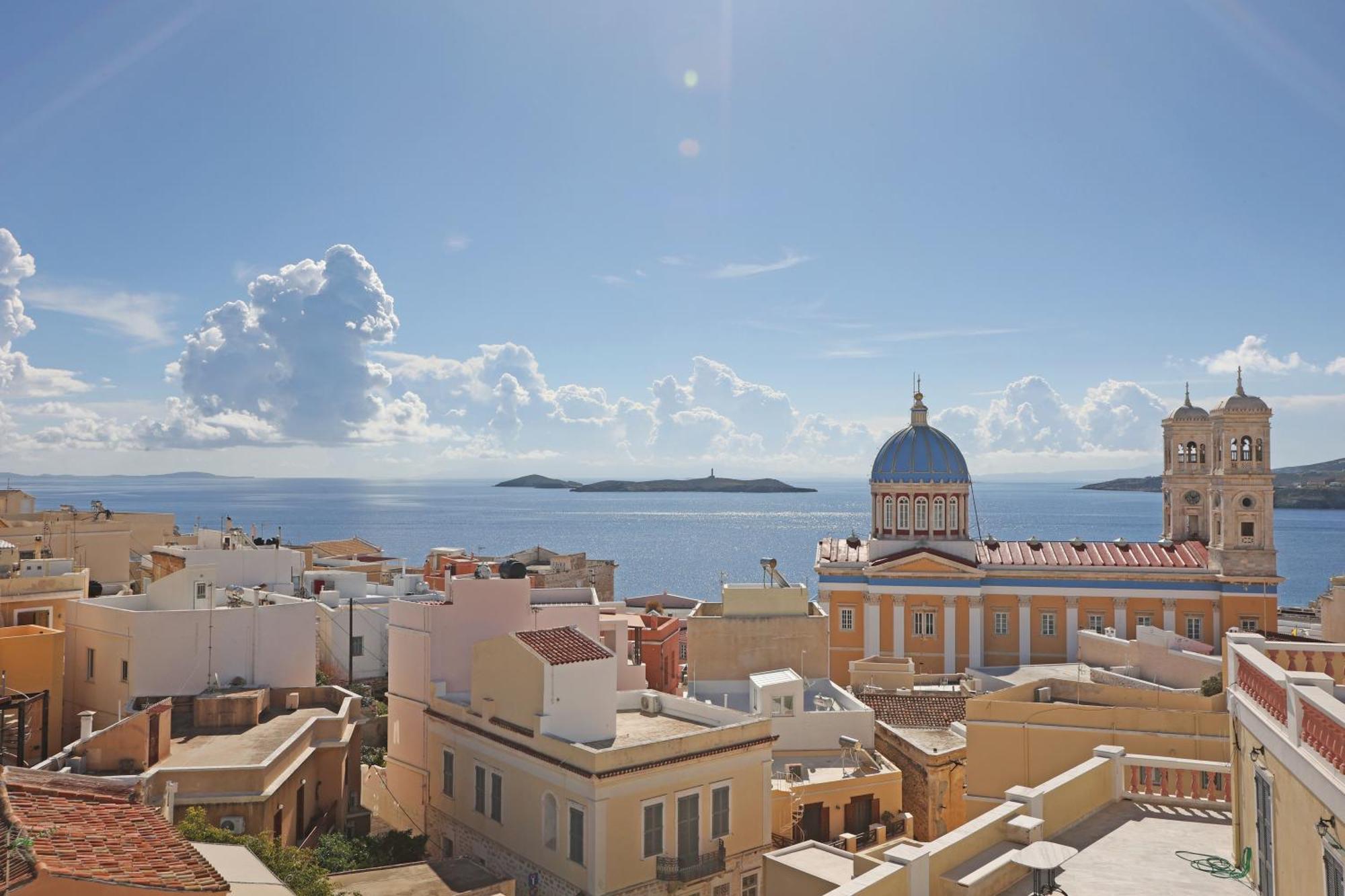 San Nikolas View Guest House Ερμούπολη Εξωτερικό φωτογραφία